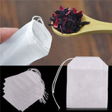 Teabags 100pcs/lot 5.5 X 7cm Empty Tea Bags with String Heal Seal Filter Paper for Herb Loose Tea