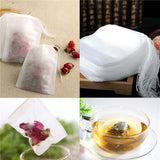 Teabags 100pcs/lot 5.5 X 7cm Empty Tea Bags with String Heal Seal Filter Paper for Herb Loose Tea