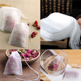 Teabags 100pcs/lot 5.5 X 7cm Empty Tea Bags with String Heal Seal Filter Paper for Herb Loose Tea