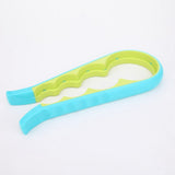 4 in 1 Handy Anti-slip Can Lid Screw Opener Bottle Opener for Pop/Beer Bottle Jar Kitchen Twist Tool Excellent Quality