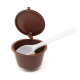 Arshen 4 Pcs/Set Dolce Gusto Coffee Capsule Plsatic Refillable Capsule Reusable 200 Times Compatible with Nescafe Dolce Gusto
