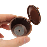 Arshen 4 Pcs/Set Dolce Gusto Coffee Capsule Plsatic Refillable Capsule Reusable 200 Times Compatible with Nescafe Dolce Gusto