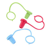 New Kitchen Anti-lost Silicone Hanging Button Seasoning Beer Wine Cork Stopper Plug Bottle Cap Cover Perfect Home Kitchen Tools