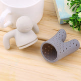 Tea Strainer Interesting Life Partner Cute Mr Teapot Silicone Tea Infuser Filter Teapot for Tea & Coffee Filter Drinkware