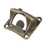 Vintage Bronze Wall Mounted Opener Wine Beer Soda Glass Cap Bottle Opener Kitchen Bar Gift Zinc Alloy About 65x60x30mm